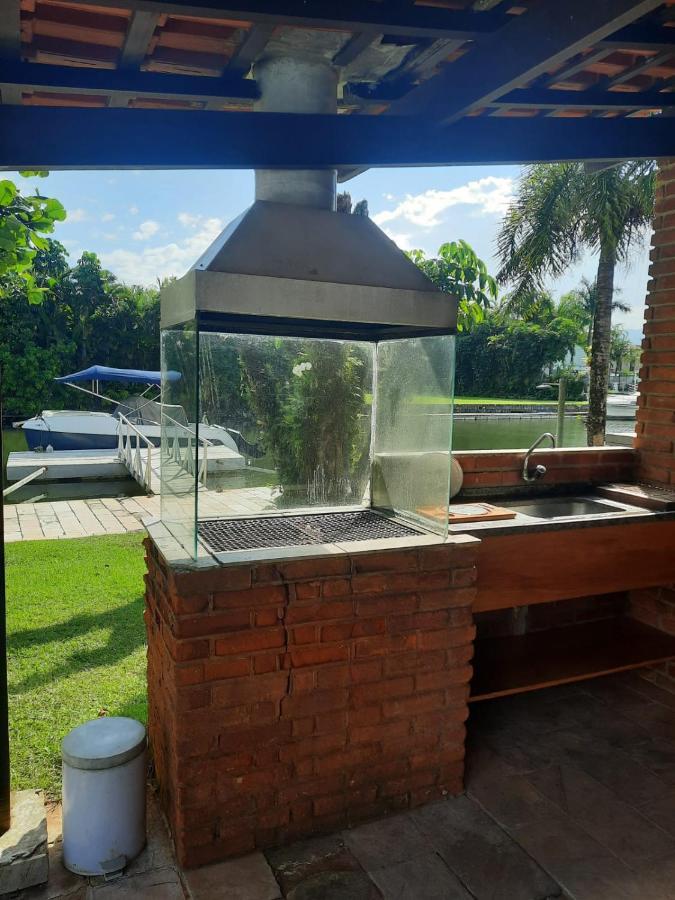 Casa Na Marina Com Piscina Churrasqueira E Pier กัวรูจา ภายนอก รูปภาพ