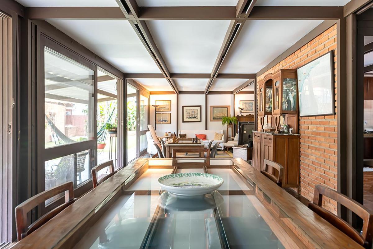 Casa Na Marina Com Piscina Churrasqueira E Pier กัวรูจา ภายนอก รูปภาพ